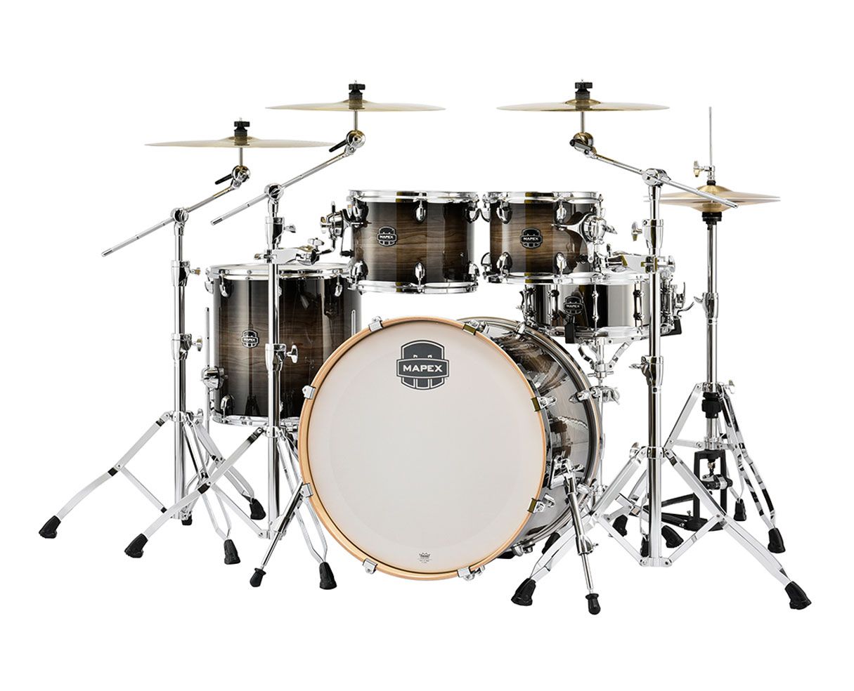 Mapex Armory 5pc Rock Shell Pack in Black Dawn